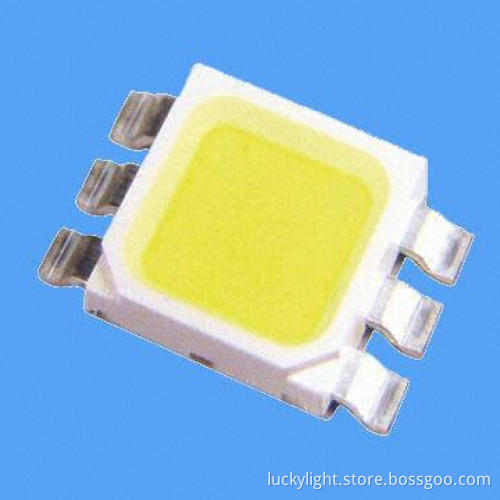0.5W High-power LED, White Color 3,000K with 150mA Peak Current